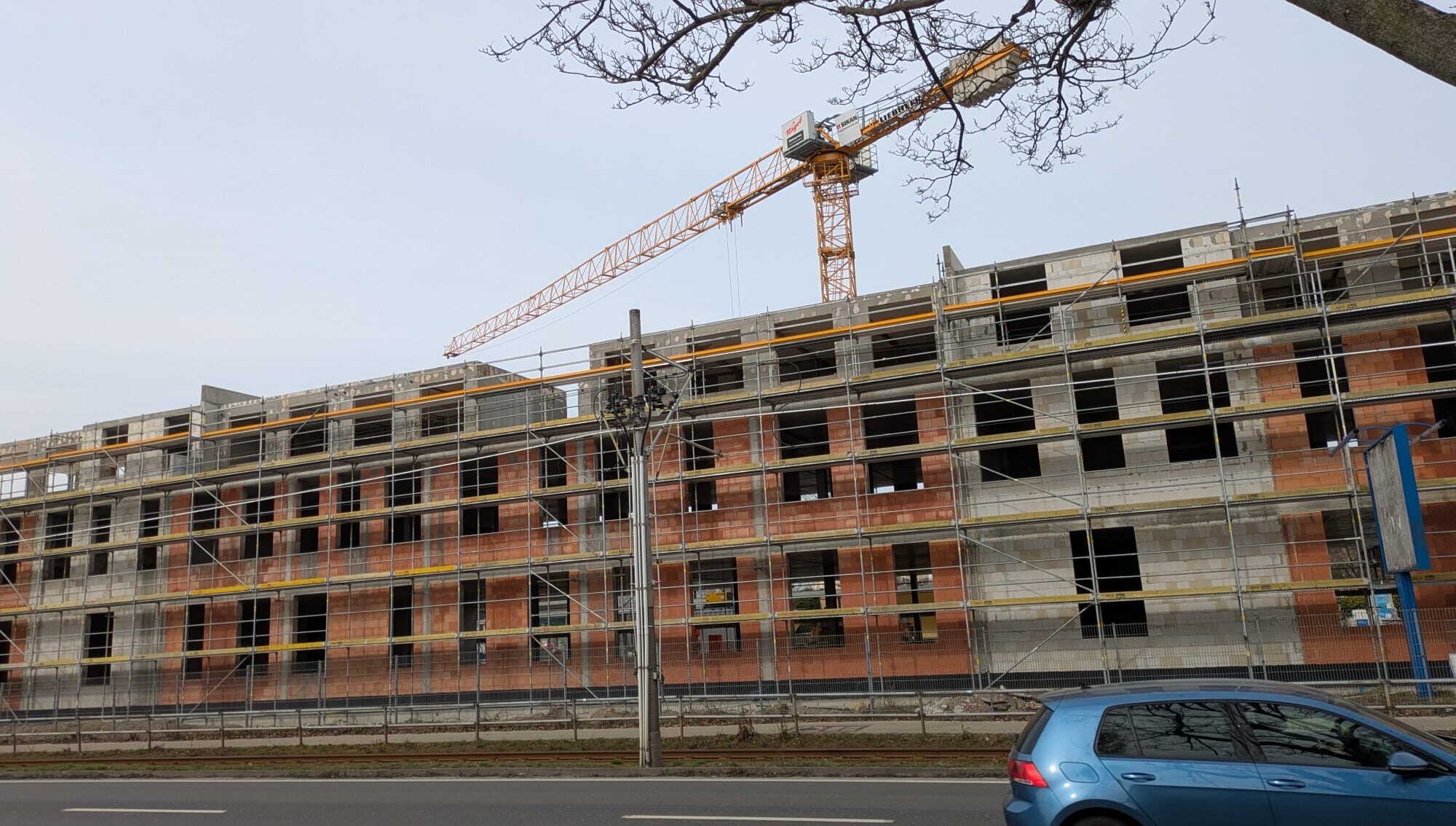 Fortschritt der Bauarbeiten