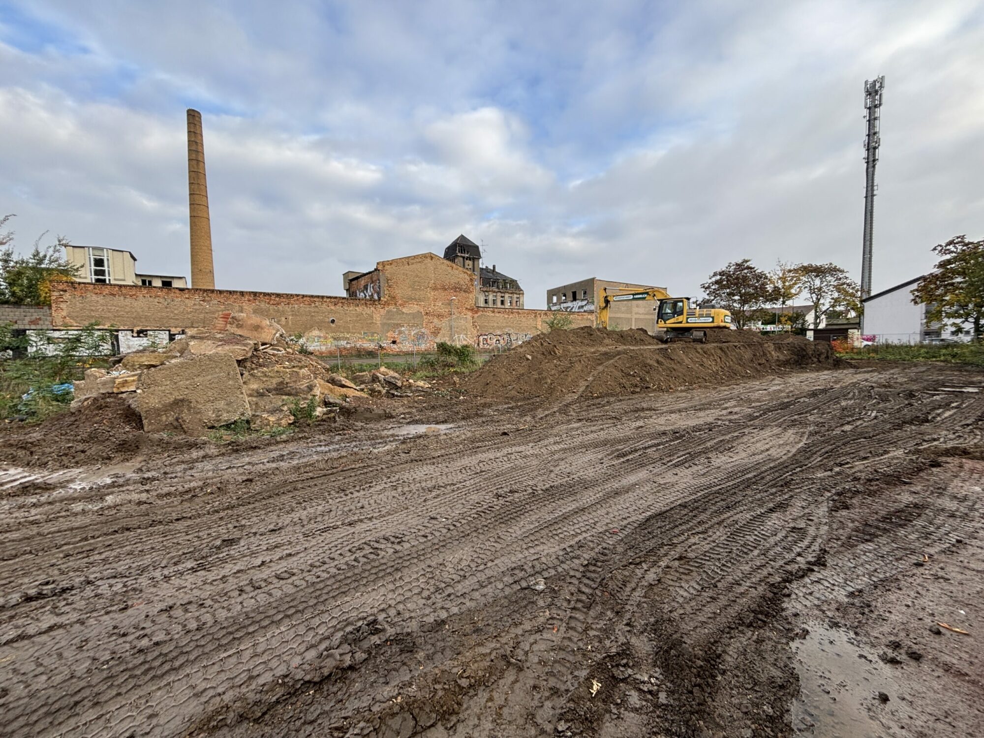 Baubeginn des Ärztehauses in Taucha