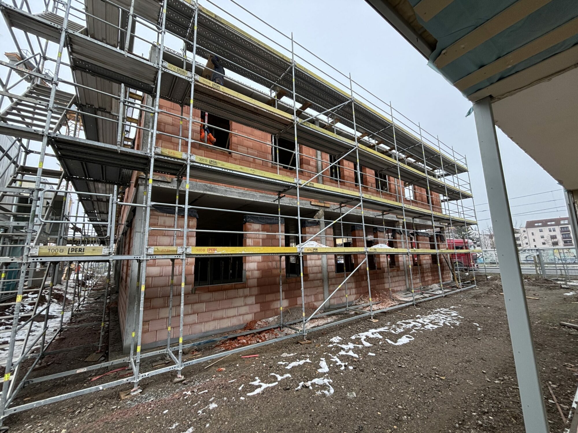 Fortschritt der Bauarbeiten