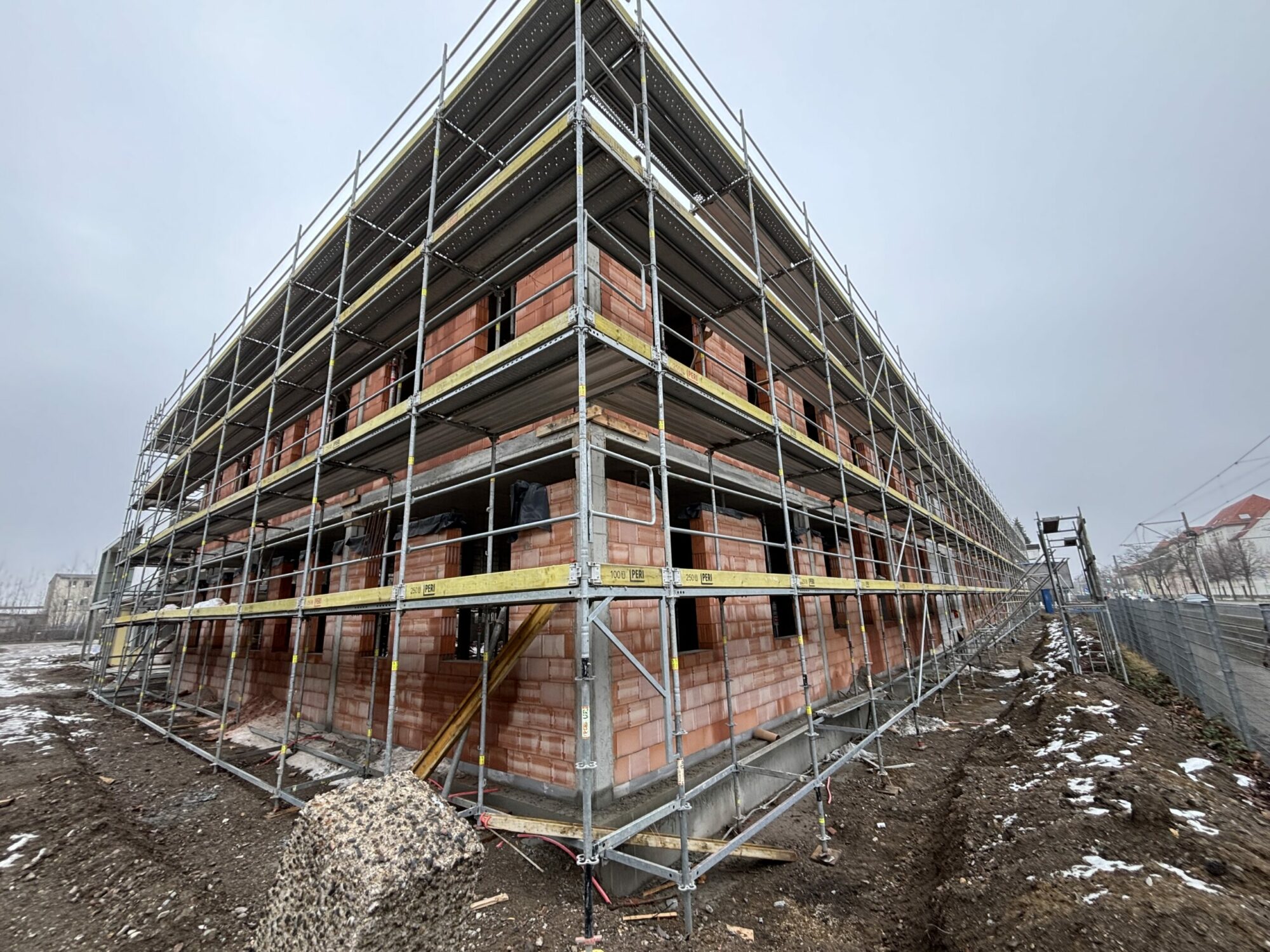 Fortschritt der Bauarbeiten