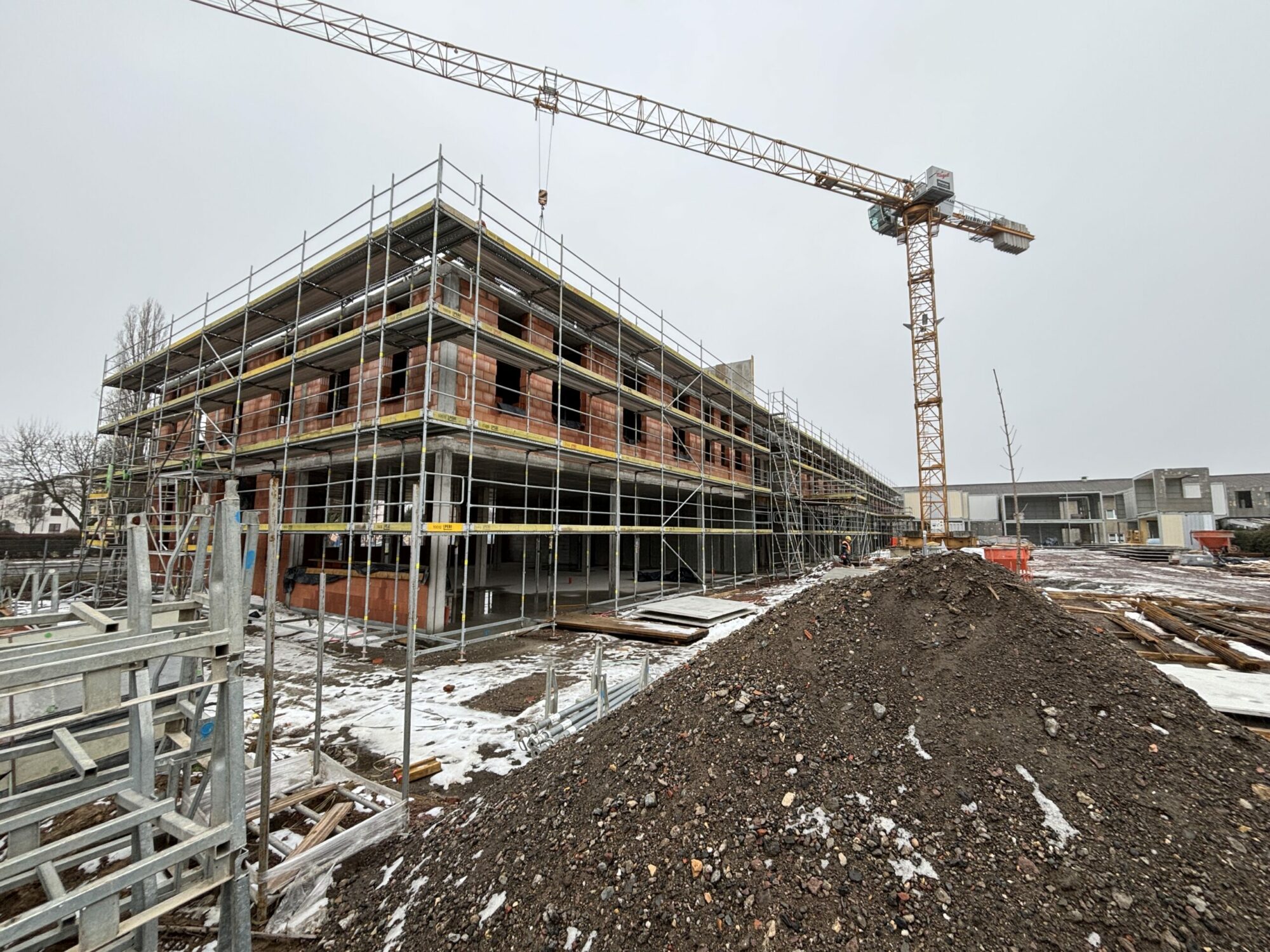 Fortschritt der Bauarbeiten