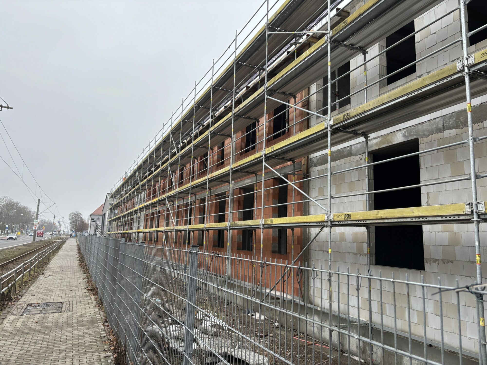 Fortschritt der Bauarbeiten