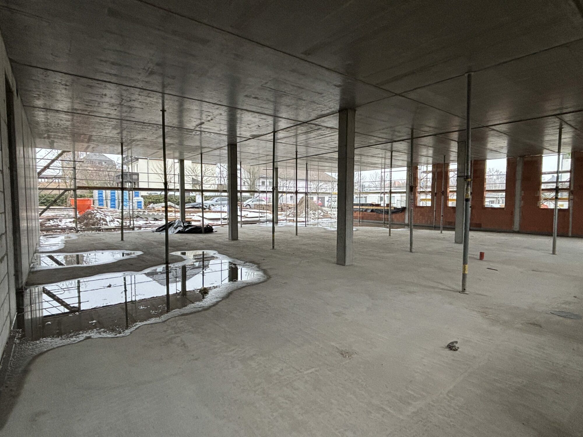 Fortschritt der Bauarbeiten