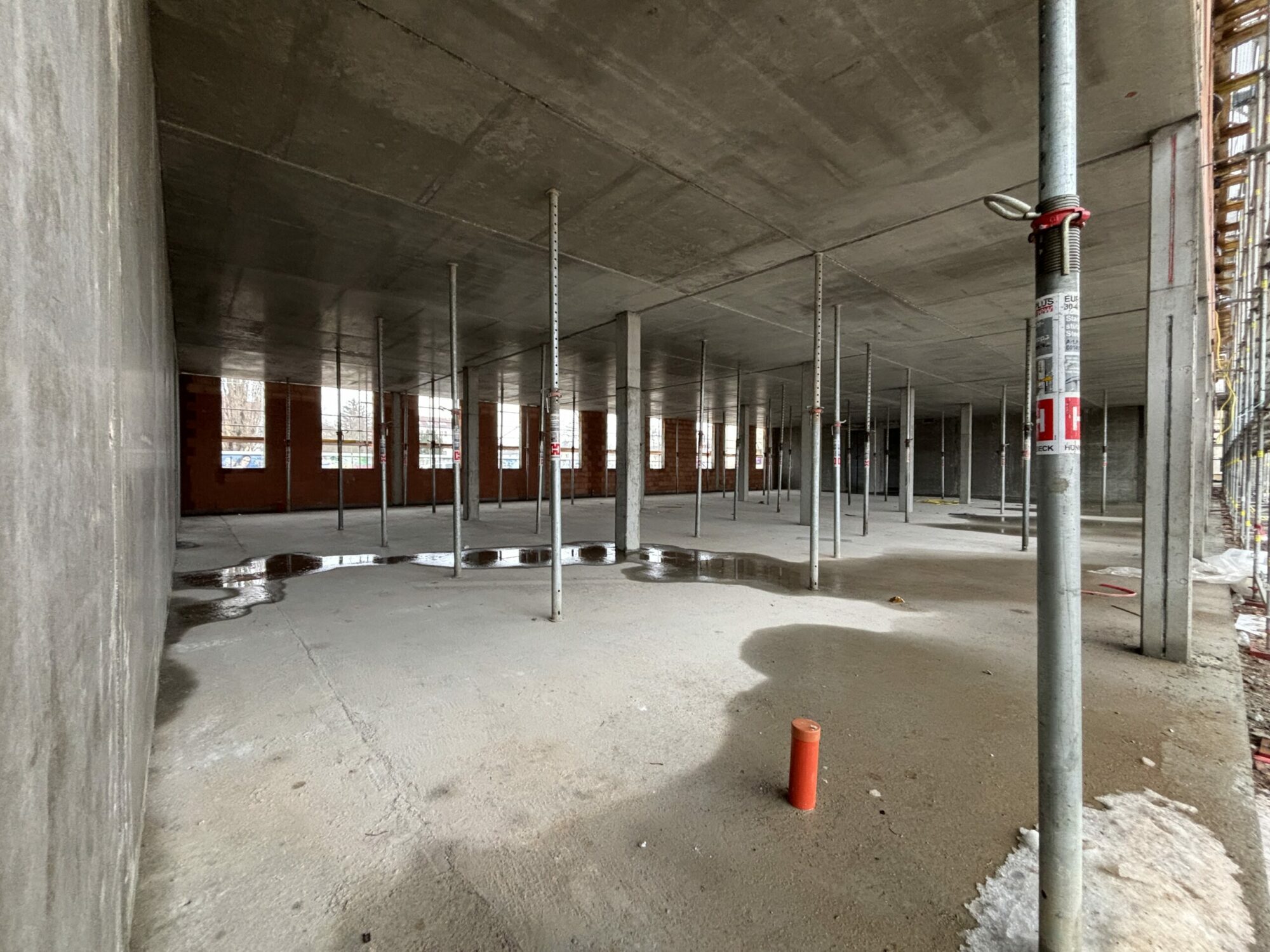 Fortschritt der Bauarbeiten