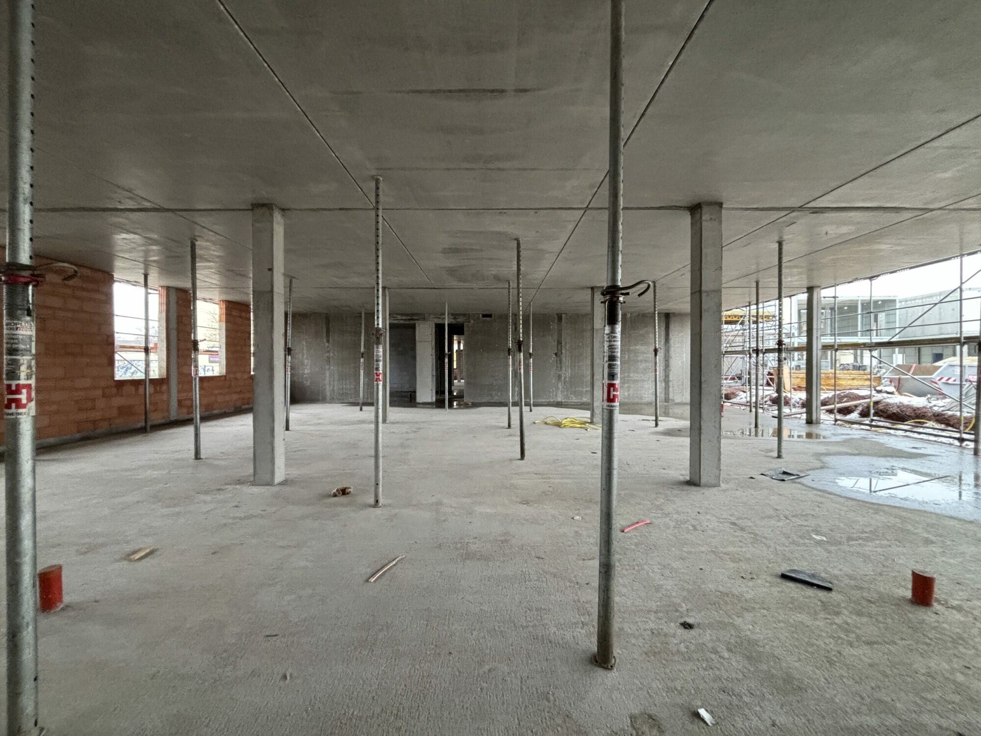 Fortschritt der Bauarbeiten