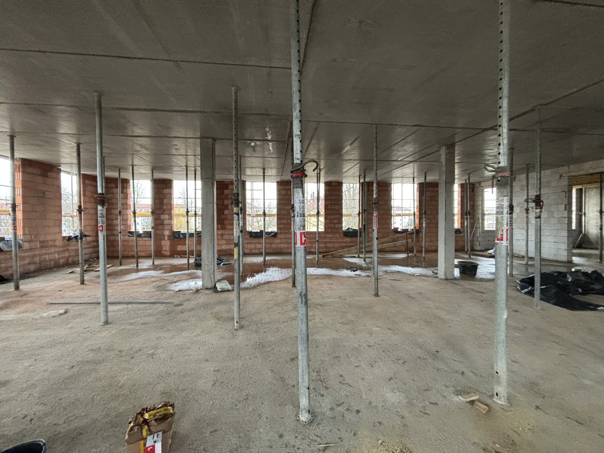 Fortschritt der Bauarbeiten